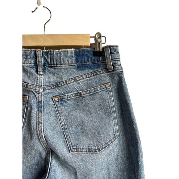 New! Abercrombie & Fitch Skinny High Rise Distressed Jeans Size 6R Light Wash - Picture 7 of 8